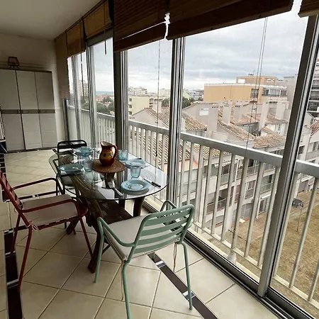 T2 Lumineux Au Port, Climatisation, Loggia Avec Vue, Parking Inclus - Fr-1-696-93 * Canet-en-Roussillon