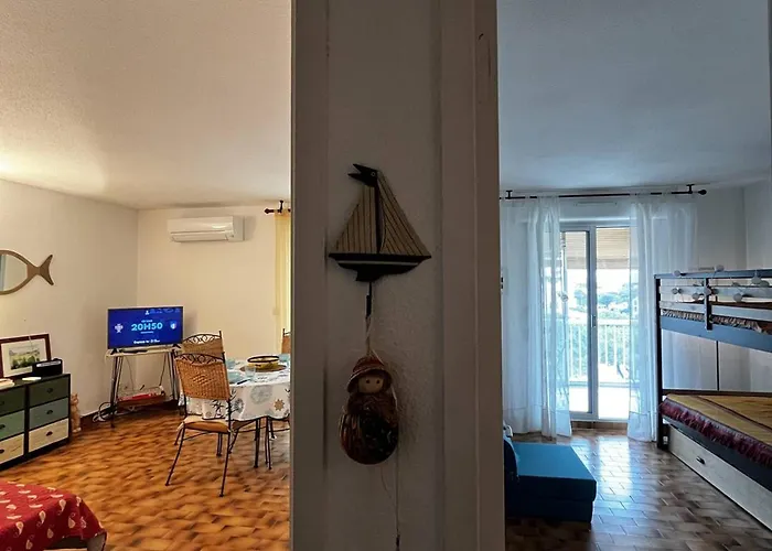 T2 Lumineux Au Port, Climatisation, Loggia Avec Vue, Parking Inclus - Fr-1-696-93 Canet-en-Roussillon